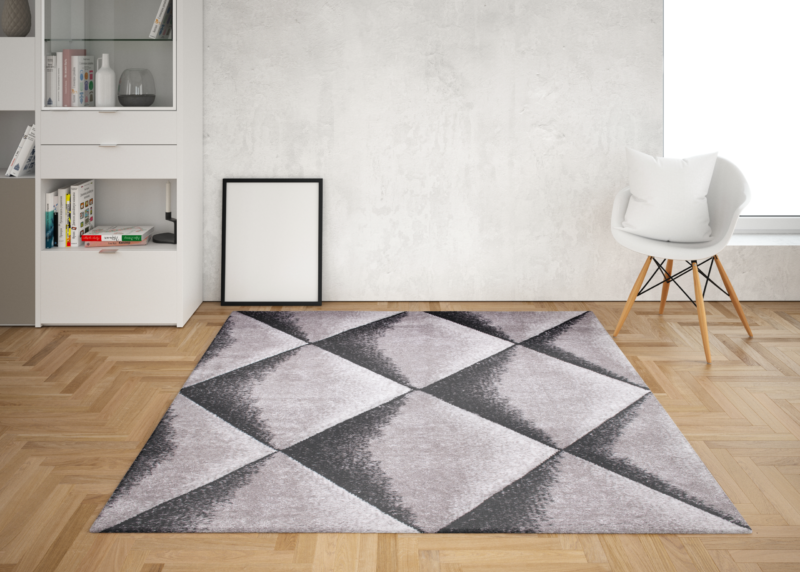 Printed Prime Shag Fluffy Area Rug - Gray - Image 4