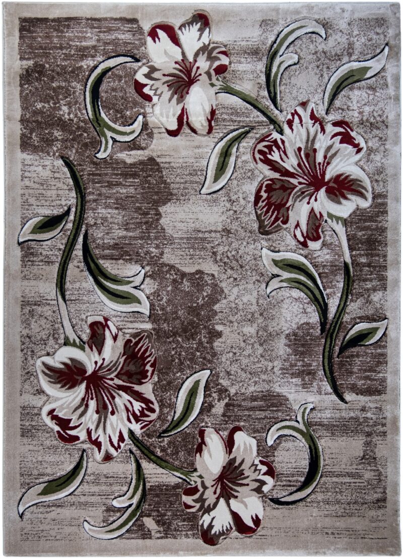 Moderno Abstract Area Rug - Beige