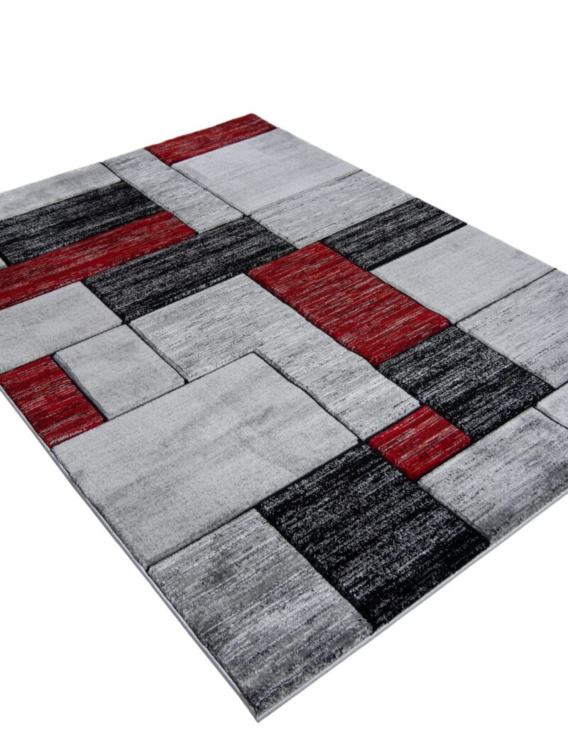 Moderno Abstract Area Rug - Grey - Image 2