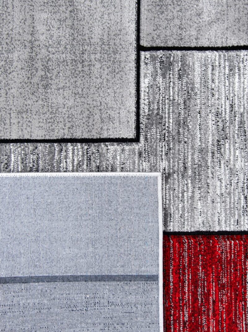 Moderno Abstract Area Rug - Grey - Image 4