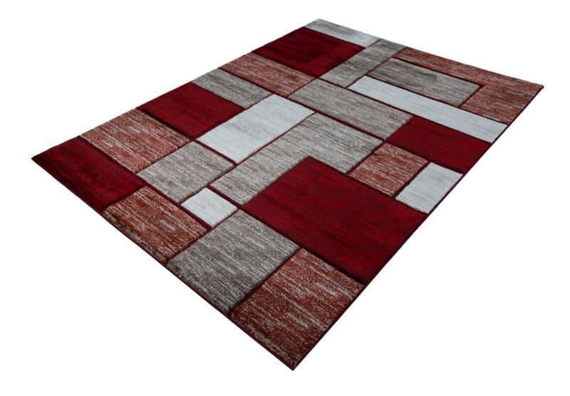 Moderno Abstract Area Rug - Red - Image 2