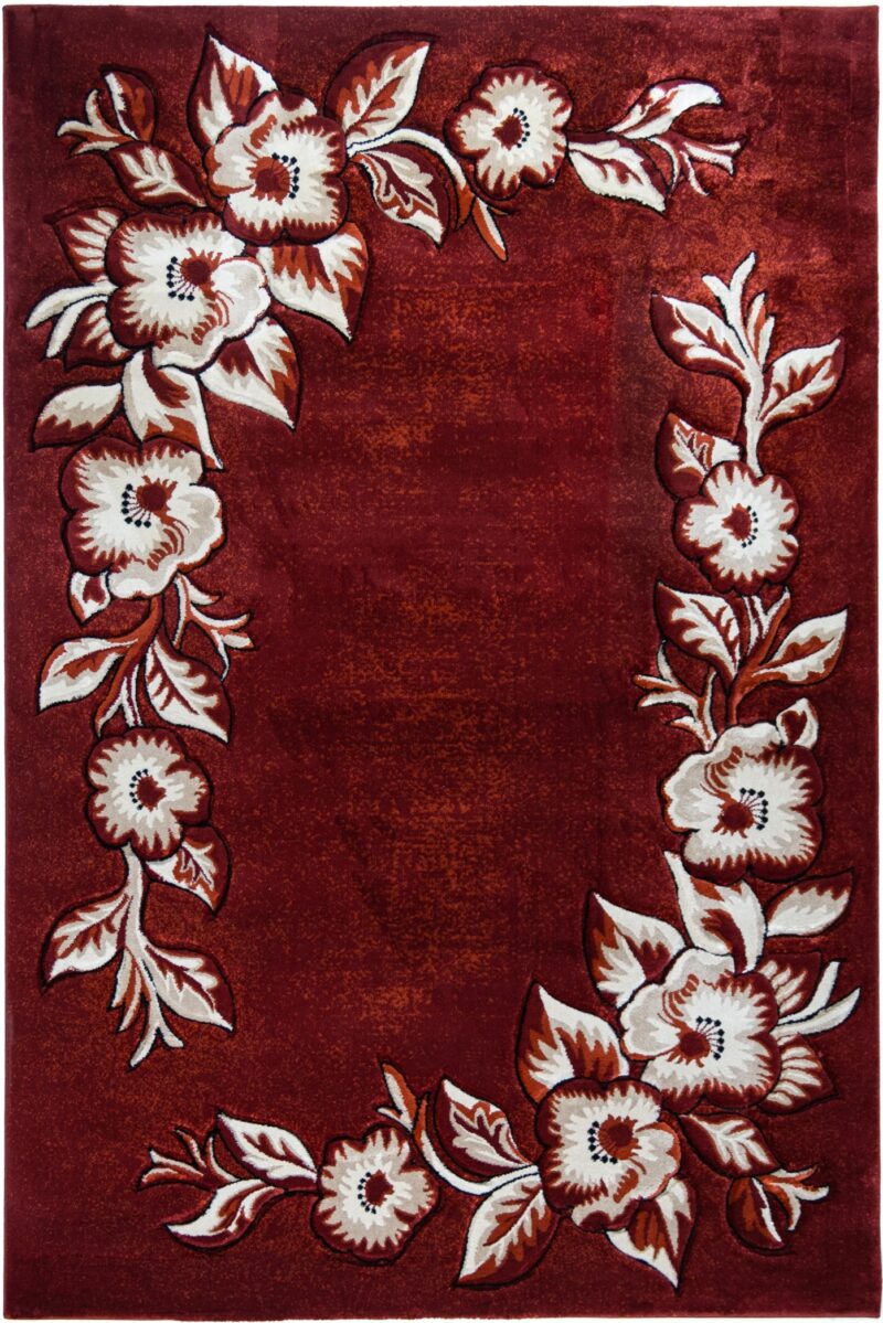 Moderno Abstract Area Rug - Cherry