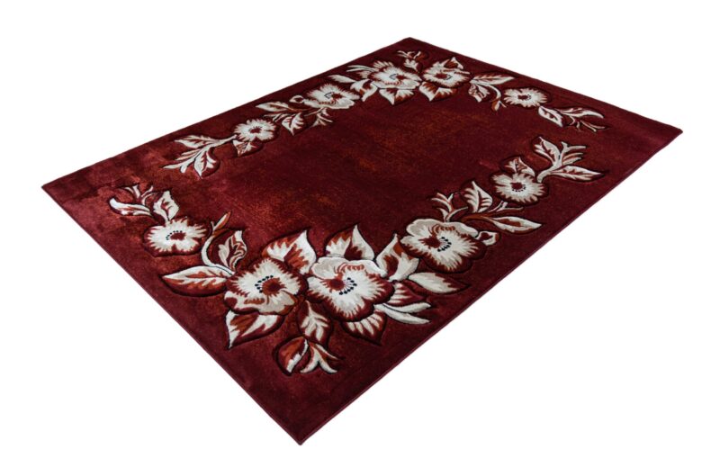 Moderno Abstract Area Rug - Cherry - Image 2