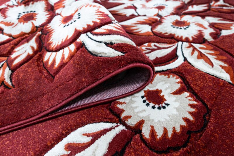 Moderno Abstract Area Rug - Cherry - Image 5