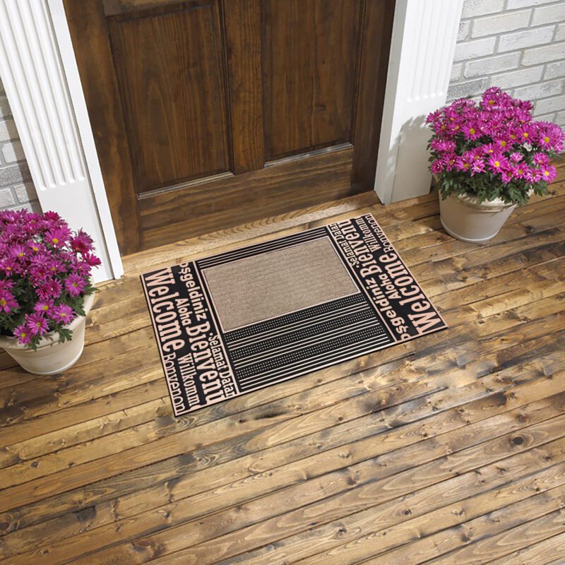 YassRug OuterBridge Welcome Door Mat - Letter Print - Image 4