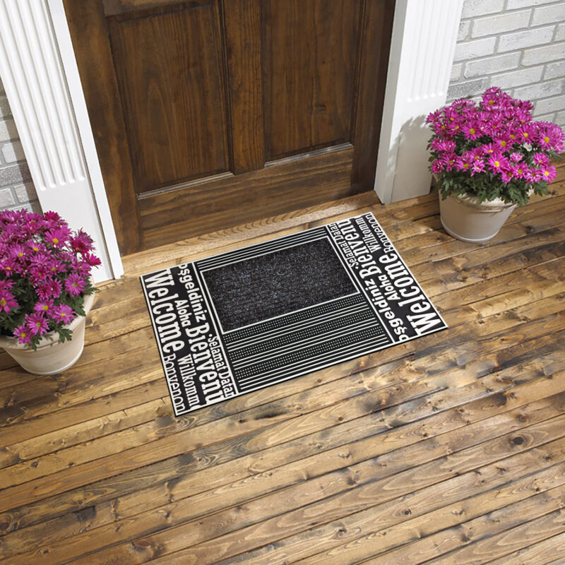 YassRug OuterBridge Welcome Door Mat - Letter Print