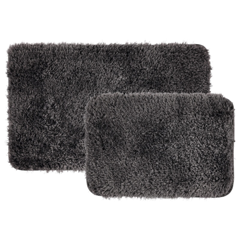 YassRug 2 Piece High Elegance Bath Mat Set - Brown - Image 2