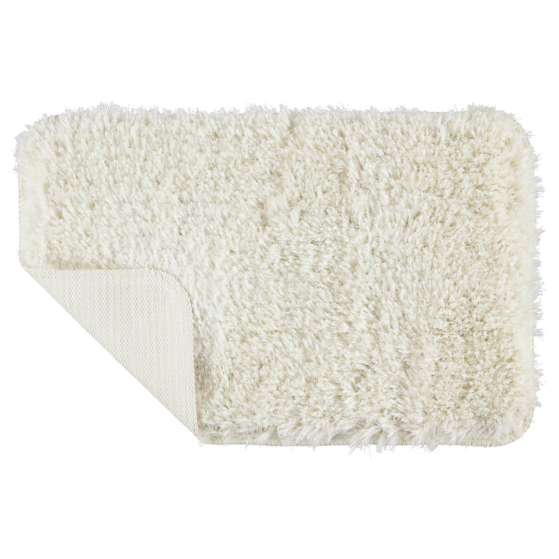 YassRug 2 Piece High Elegance Bath Mat Set - White - Image 4